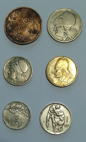 Selezione monete grecia - +, 2