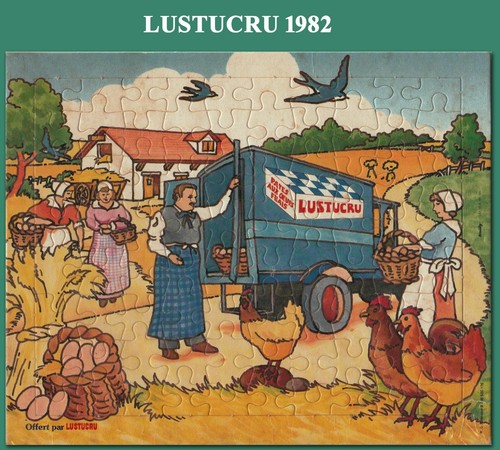 Lustucru 1982 puzzle - lustucru, la