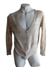 ICEBERG GILMAR Maglia da donna cardigan elegante misto seta giacchetta size XL