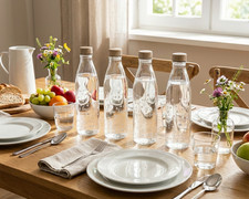 Bottiglie Vetro Acqua 1 Litro