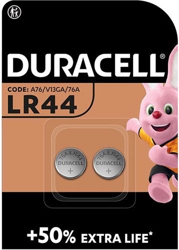 Pila due pezzi duracell - pila, 44