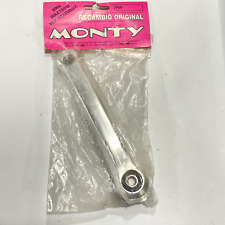 NOS Monty Trial Set pedivelle bici braccio trasmissione pignone destro BMX 158 mm nuovo