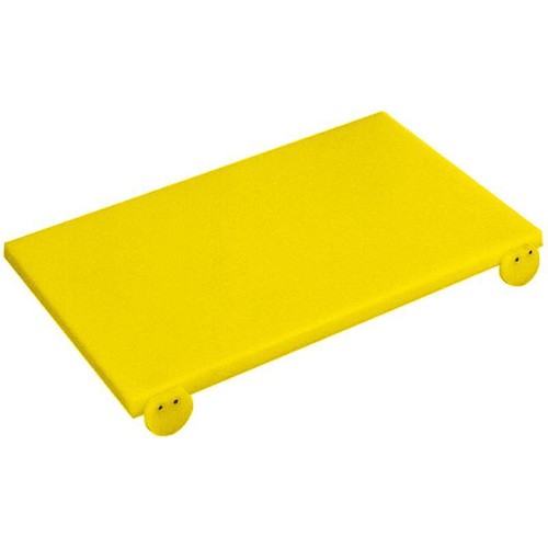 Tagliere con fermi giallo - tagliere,