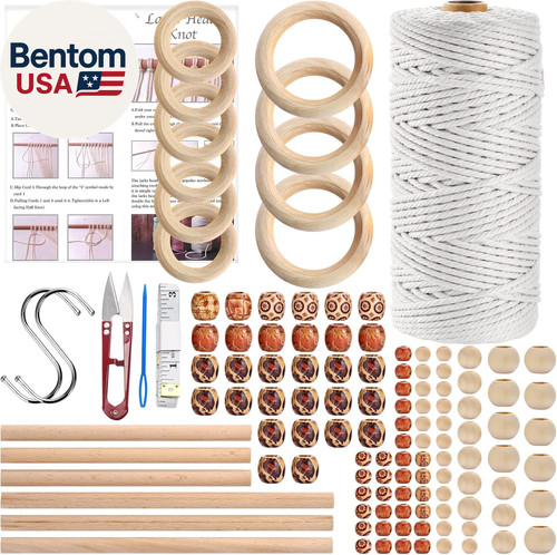 121pcs kit macramè forniture - kit, macramè,