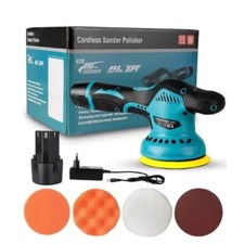 LUCIDATRICE PER AUTO E MOTO ROTORBITALE A BATTERIA PROFESSIONALE 12V LEVIGATRICE