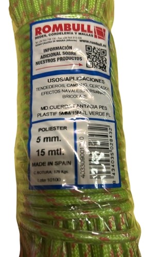 Corda 5mm liunghezza15m - 5mm,