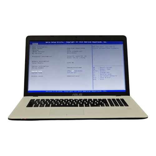 Notebook asus x751ld intel - notebook,