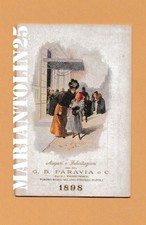1898 calendarietto semestrino - calendarietto,