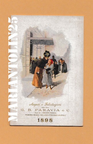 1898 calendarietto semestrino - 1898,
