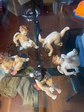 5 putti di ceramica di capodimonte in perfette condizioni