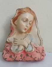  CAPOLETTTO MADONNA IN   GESSO DIPINTO 
