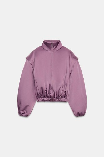 Zara giacca donna lilla puffer - giacca,