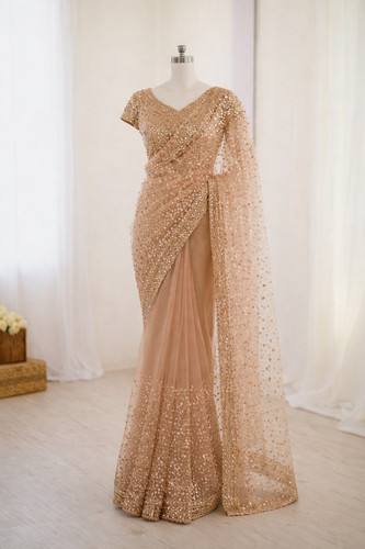 Party wear saree designer - party,