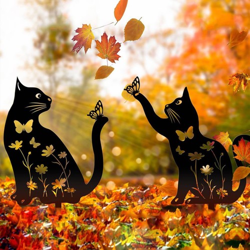 Paletto decorativo gatto nero - paletto,