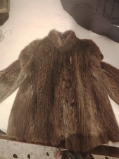 pelliccia di castoro vintage anni 60, a pelo lungo morbido