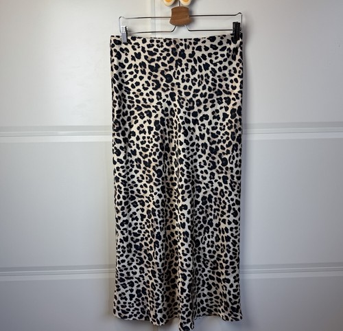 Gonna midi zara raso leopardo - gonna,
