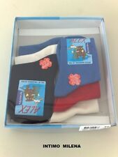 6 PAIA CALZINO BIMBO ALEX CORTO COTONE FILO DI SCOZIA LEON D'ORO 2-4-6-8-10-12