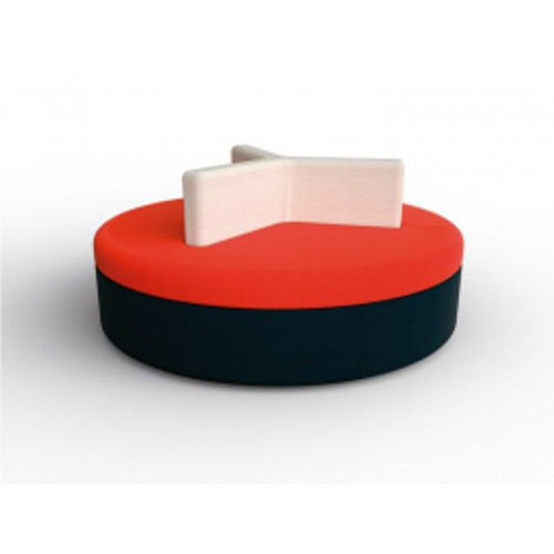 Divano round similpelle - divano,
