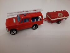 MAJORETTE N 246  RANGE ROVER POMPIERI VIGILI DEL FUOCO CON RIMORCHIO CISTERNA P7