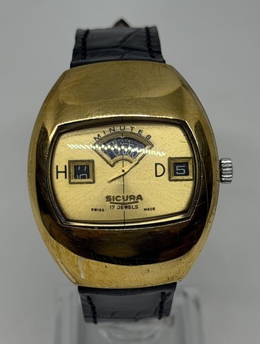 Vintage rare golden jump hour - rare,