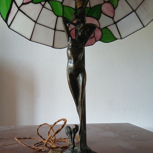 Lampada tavolo bronzo art - bronzo,