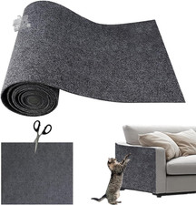 Self-adhesive cat scratch mat