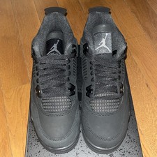 GS Jordan Retro IV 4 Black Cat 2025 Youth (IB4171-010) Taglia: 7 anni