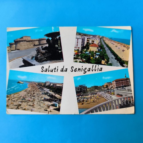 Saluti senigallia cartolina - senigallia,