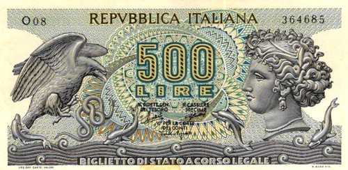 Italy p93a - /, 500