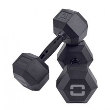 Toorx Manubri Esagonali Gommati Absolute Line Total Black Impugnatura Nera HEX