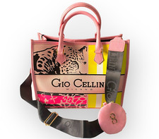 Gio Cellini borsa tessuto rosa