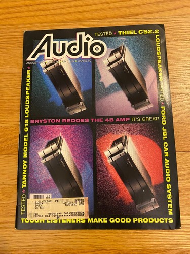 Audio magazine aug 1992 - magazine,