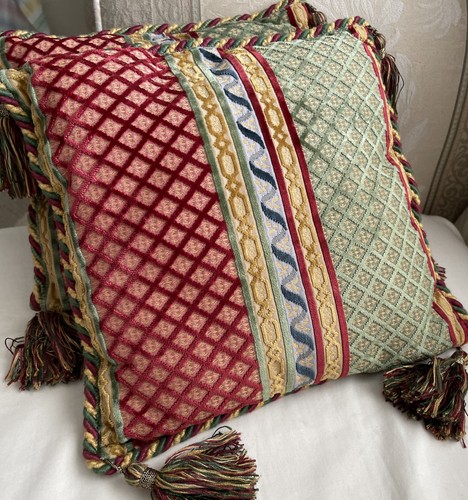 Rara coppia cuscino damascato - cuscino,