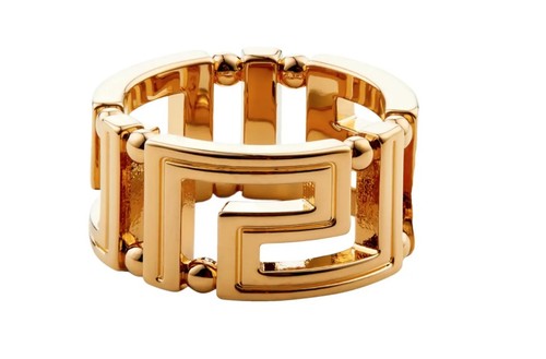 Anello versace colore oro - versace,