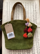 vintage. borsa in camoscio