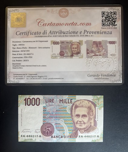 1000 lire montessori - 1000,