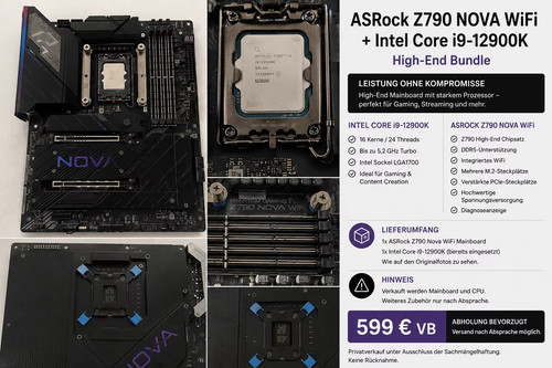 Asrock z790 nova wifi - +, intel