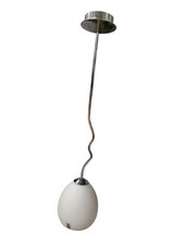 Lampadario vetro bianco Leucos