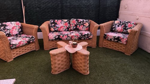 Set salotto esterno rattan
