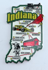 INDIANA STATE MAP AND