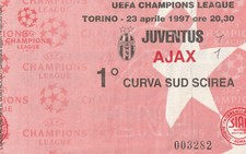 BIGLIETTO JUVENTUS AJAX  4 1