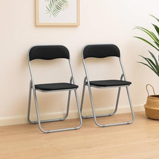 -Set Di 2 Sedie Pieghevoli