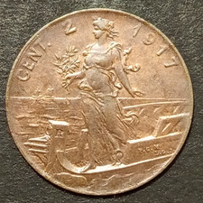Centesimi lire prora 1917 - 2,