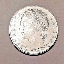 LIRE 100 Italia Repubblica dal
