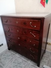 Como Antico legno con marmo + REGALO 2 centrini uncinetto