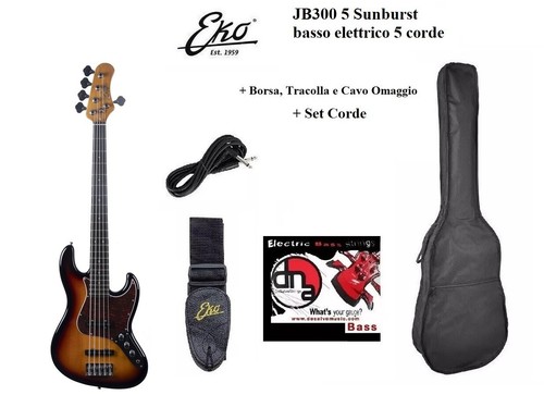 Eko jb300 sunburst basso - 5,