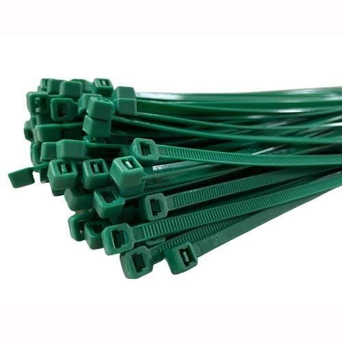 Fascette nylon verde 100pz - nylon,