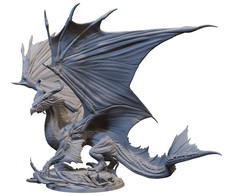 Miniatura drago bronzo - miniatura,