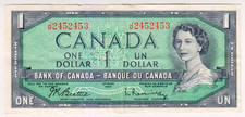 1954 Canada 1 dollaro 2452453