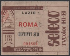BIGLIETTO STADIO TICKET LAZIO